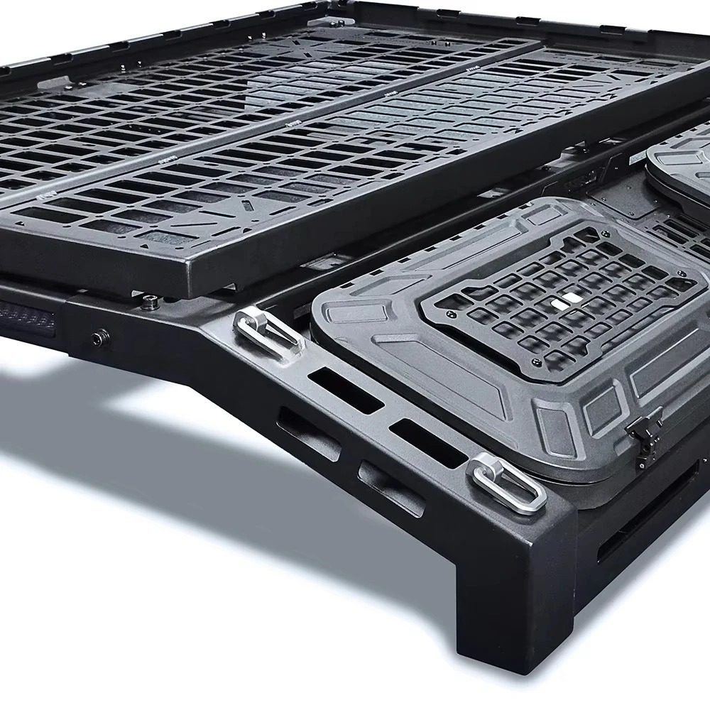 4X4 Offroad Pickup Bed Overhead Anti Room Railings Retrofit Bucket Roll Universal Cross Bars Aluminum Accessories for Roof Rack